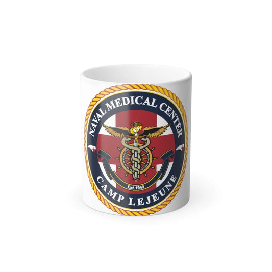 NMC CAMP LEJEUNE (U.S. Navy) Color Changing Mug 11oz-11oz-Go Mug Yourself
