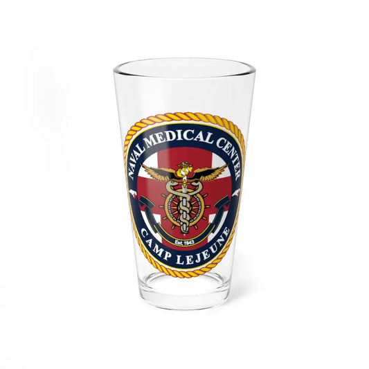 NMC CAMP LEJEUNE (U.S. Navy) Pint Glass 16oz 16oz - Go Mug Yourself