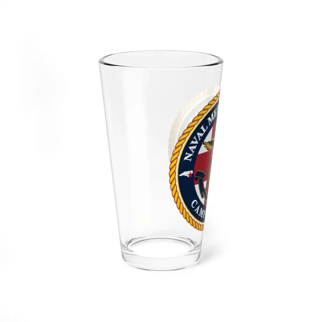 NMC CAMP LEJEUNE (U.S. Navy) Pint Glass 16oz - Go Mug Yourself