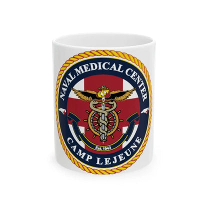 NMC CAMP LEJEUNE (U.S. Navy) White Coffee Mug 11oz - Go Mug Yourself