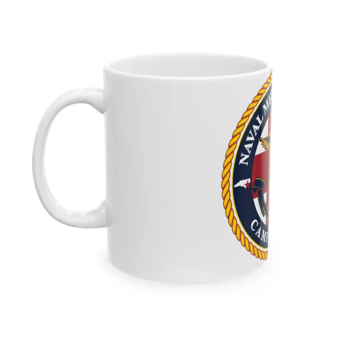 NMC CAMP LEJEUNE (U.S. Navy) White Coffee Mug - Go Mug Yourself