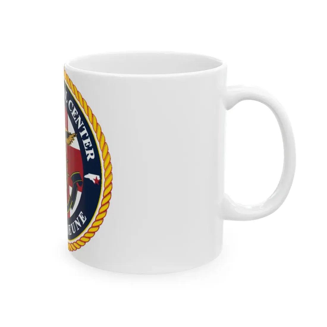 NMC CAMP LEJEUNE (U.S. Navy) White Coffee Mug - Go Mug Yourself