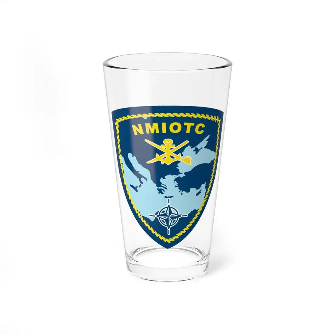 NMIOTC (U.S. Navy) Pint Glass 16oz 16oz - Go Mug Yourself
