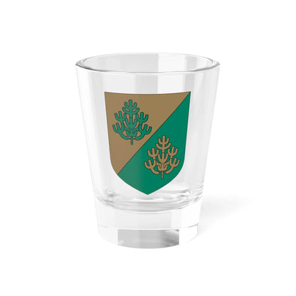 Nõmme linnaosa vapp (Estonia) (Coat of Arms) Shot Glass 1.5oz 1.5oz - Go Mug Yourself