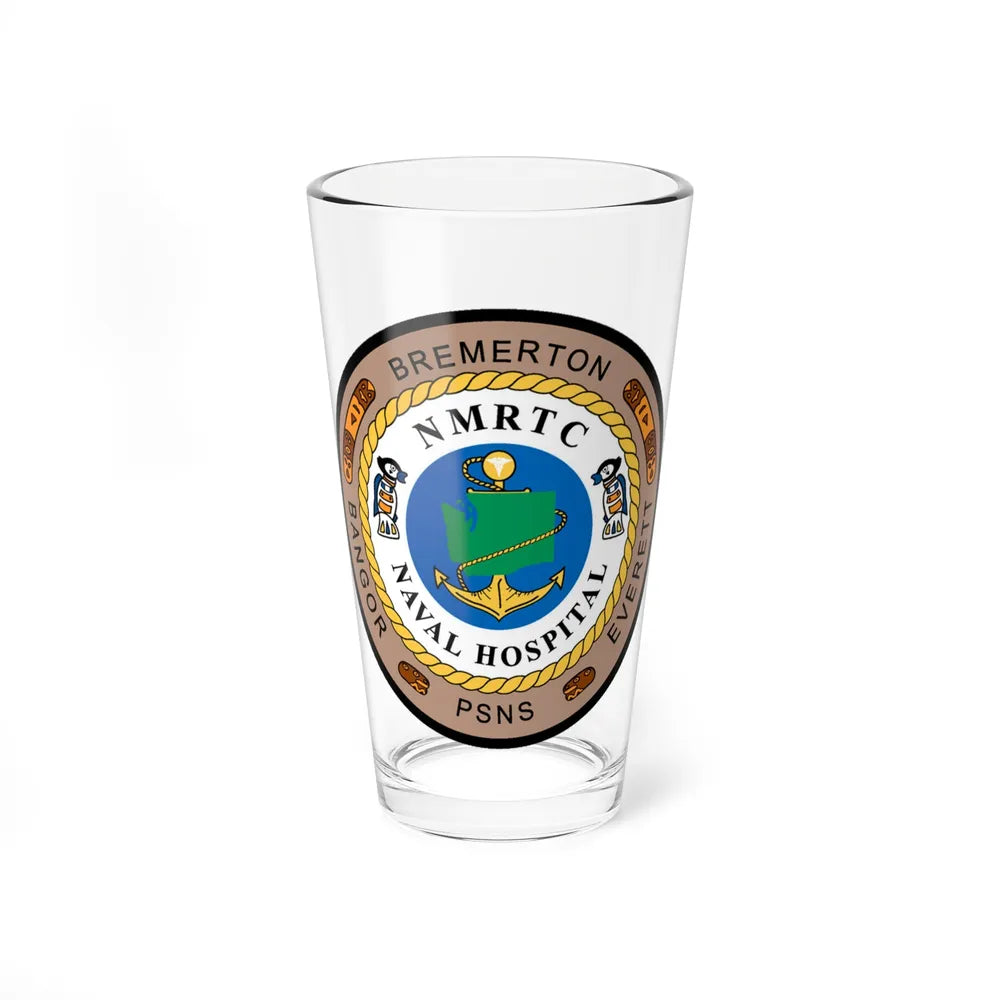 NMRTC Naval Hospital Bremerton (U.S. Navy) Pint Glass 16oz-16oz-Go Mug Yourself