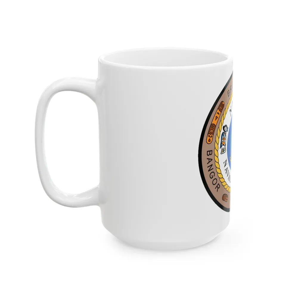 NMRTC Naval Hospital Bremerton (U.S. Navy) White Coffee Mug-Go Mug Yourself