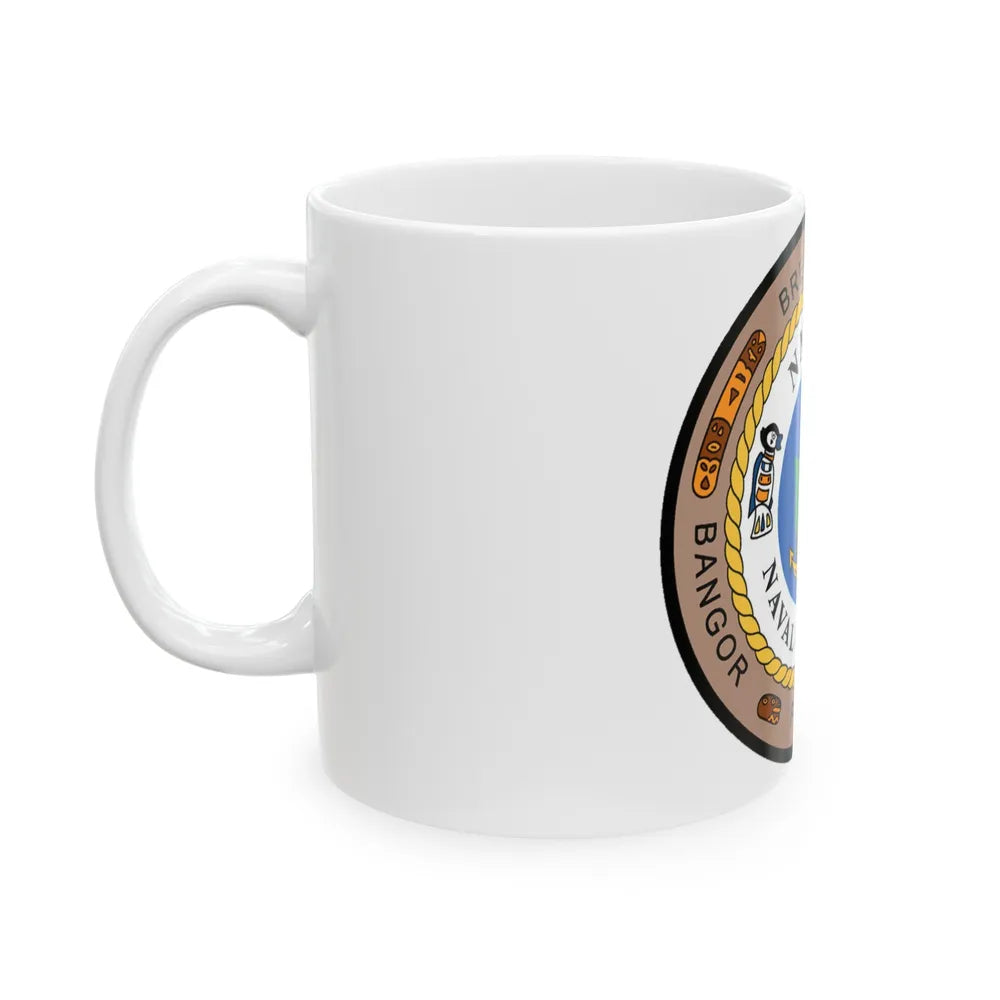 NMRTC Naval Hospital Bremerton (U.S. Navy) White Coffee Mug-Go Mug Yourself