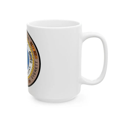 NMRTC Naval Hospital Bremerton (U.S. Navy) White Coffee Mug-Go Mug Yourself