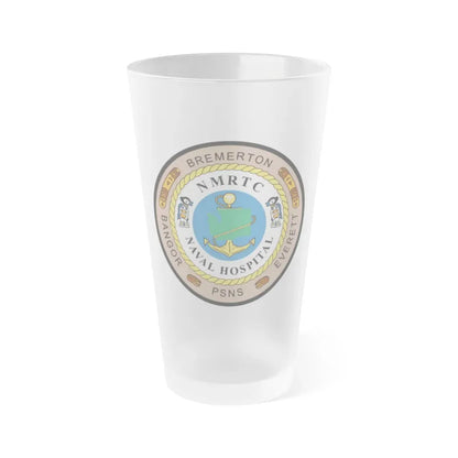 NMRTC Naval Hospital Bremerton (U.S. Navy) Frosted Pint Glass 16oz Default Title - Go Mug Yourself