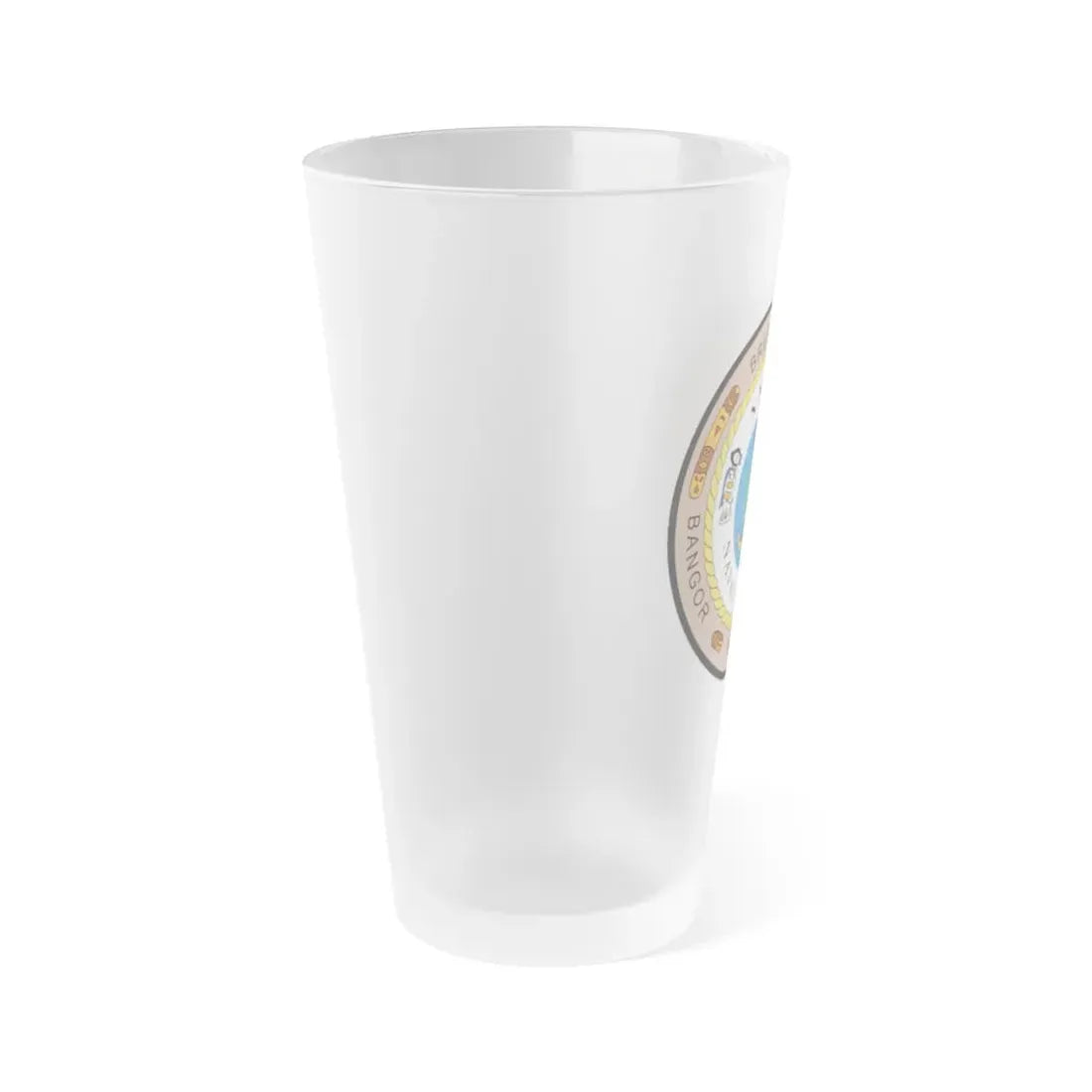 NMRTC Naval Hospital Bremerton (U.S. Navy) Frosted Pint Glass 16oz - Go Mug Yourself
