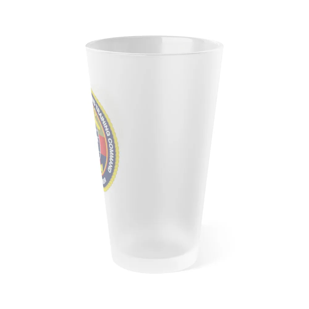 NMRTC Oak Harbor (U.S. Navy) Frosted Pint Glass 16oz-Go Mug Yourself