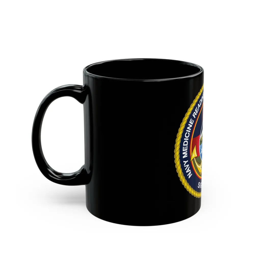 NMRTC Sigonella (U.S. Navy) Black Coffee Mug-Go Mug Yourself