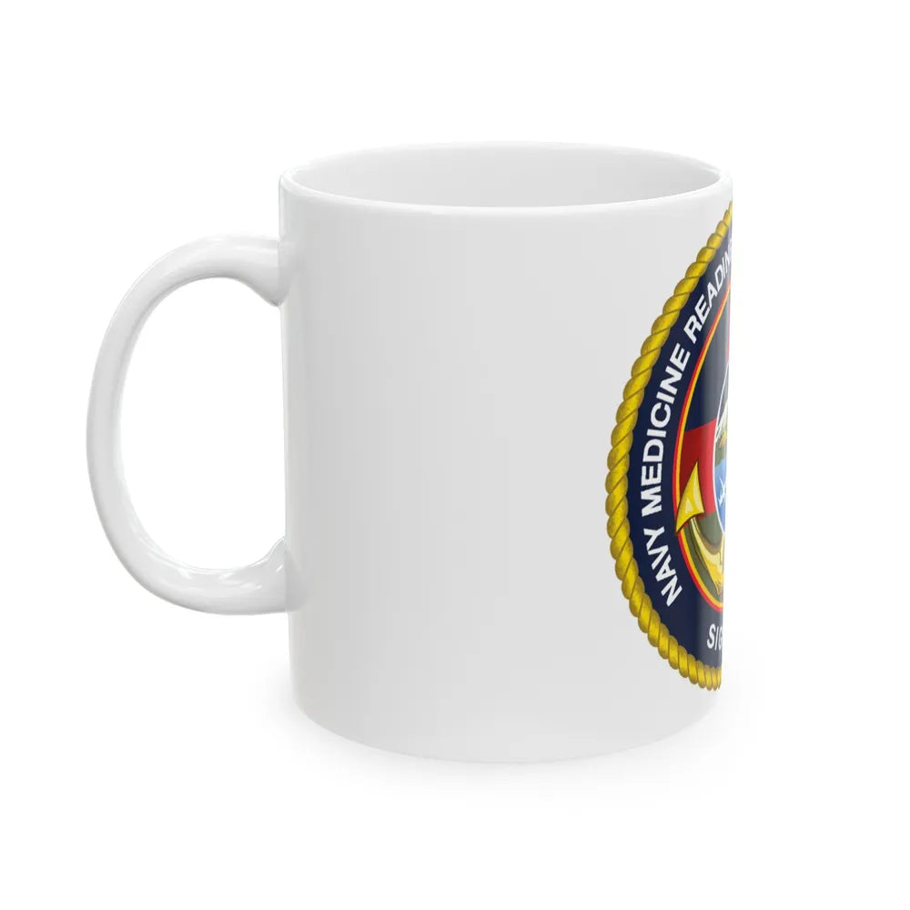 NMRTC Sigonella (U.S. Navy) White Coffee Mug-Go Mug Yourself