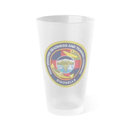 NMRTC Sigonella (U.S. Navy) Frosted Pint Glass 16oz Default Title - Go Mug Yourself
