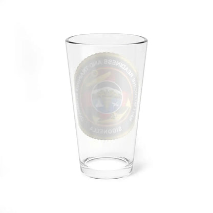 NMRTC Sigonella (U.S. Navy) Pint Glass 16oz - Go Mug Yourself