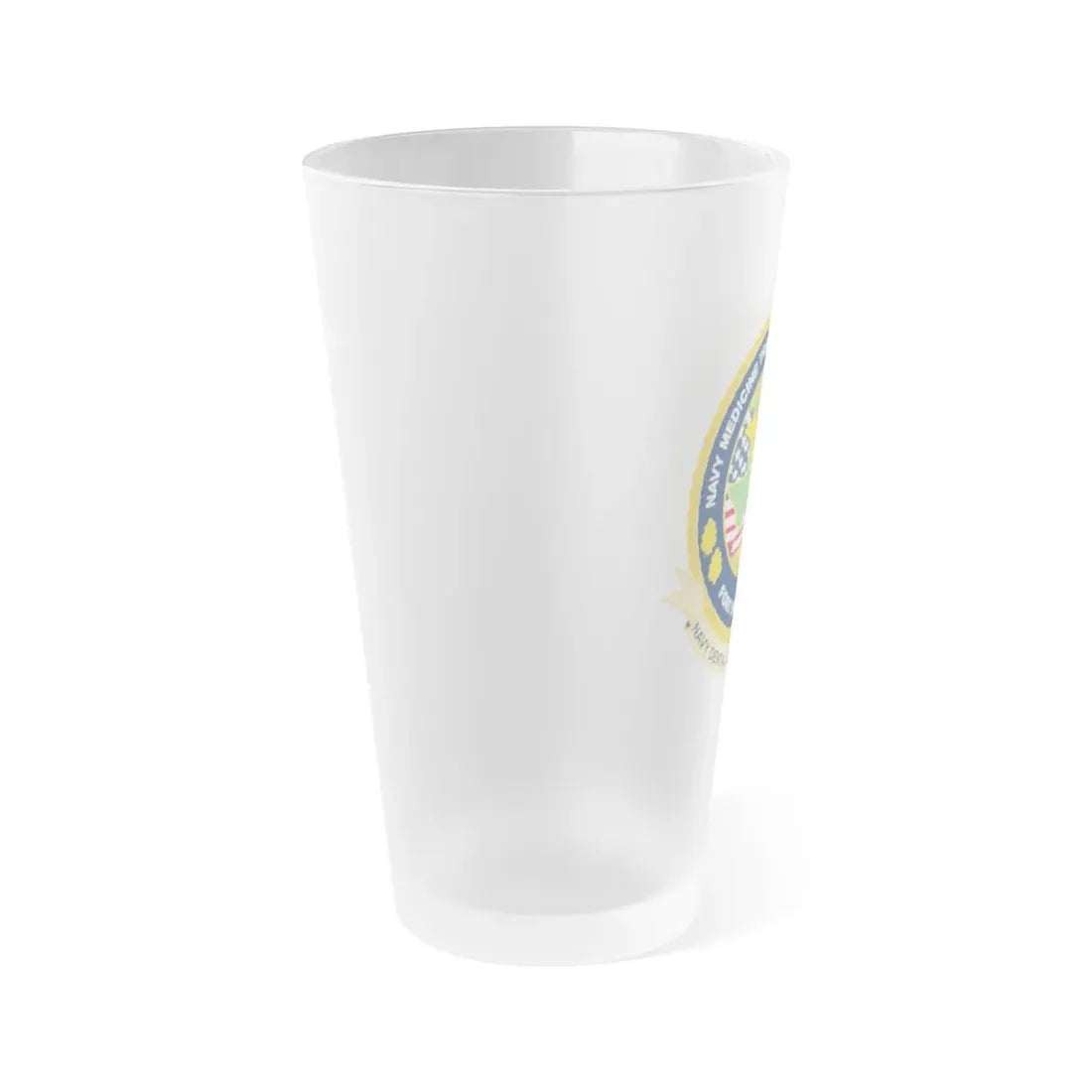 NMTSC Fort Sam Houston NDAP (U.S. Navy) Frosted Pint Glass 16oz - Go Mug Yourself