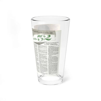 No. 52, Esquire magazine, May 1952 (Magazine Illustration) Pint Glass 16oz - Go Mug Yourself