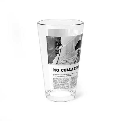 No Collateral, Mr. magazine, May 1953 (Magazine Illustration) Pint Glass 16oz - Go Mug Yourself