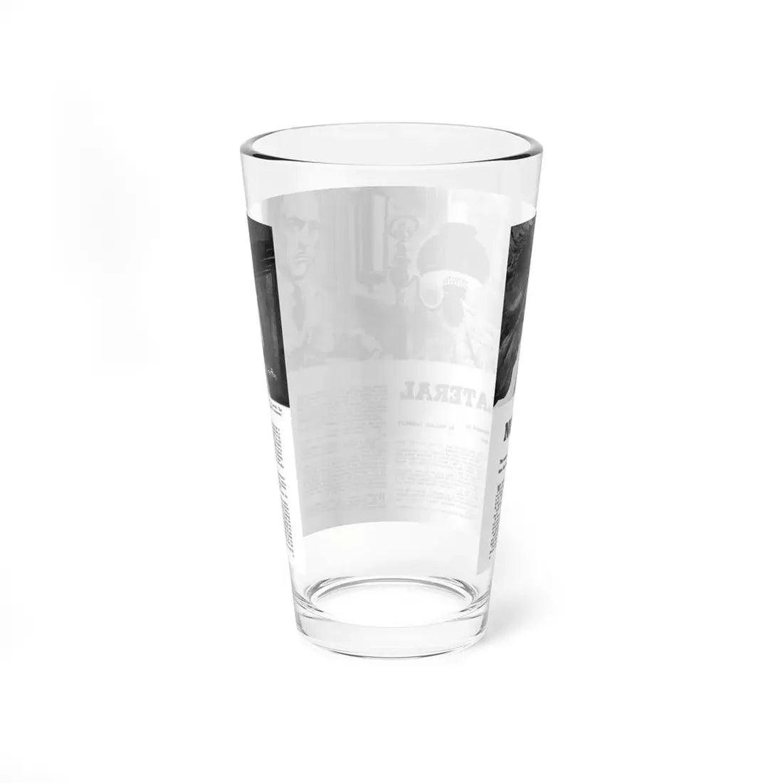 No Collateral, Mr. magazine, May 1953 (Magazine Illustration) Pint Glass 16oz - Go Mug Yourself