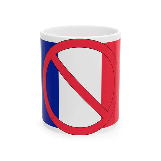 No France (France) White Coffee Mug 11oz - Go Mug Yourself
