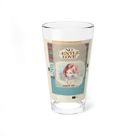 No Gentle Love by Jacquelyn Aeby (Avalon Books, 1972) - Pint Glass 16oz 16oz - Go Mug Yourself