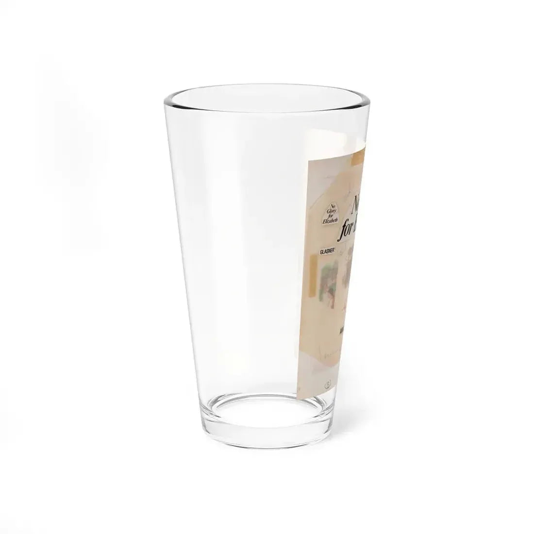 No Glory for Elizabeth by Ann K. Glasner (Avalon Books, 1973) - Pint Glass 16oz - Go Mug Yourself