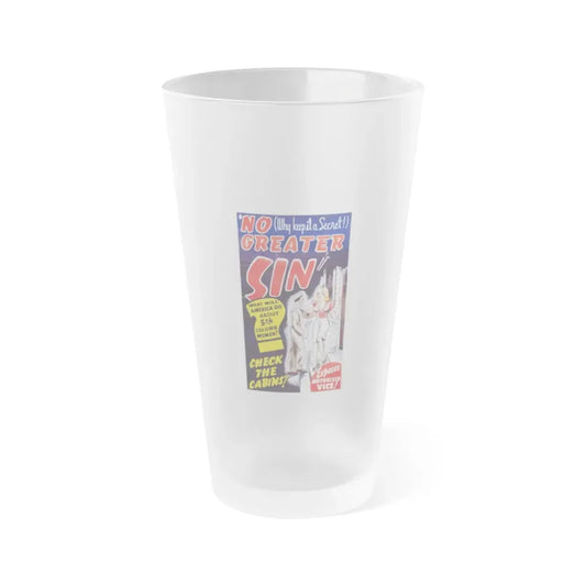 NO GREATER SIN (2) 1941 Movie Poster - Frosted Pint Glass 16oz 16oz Frosted - Go Mug Yourself