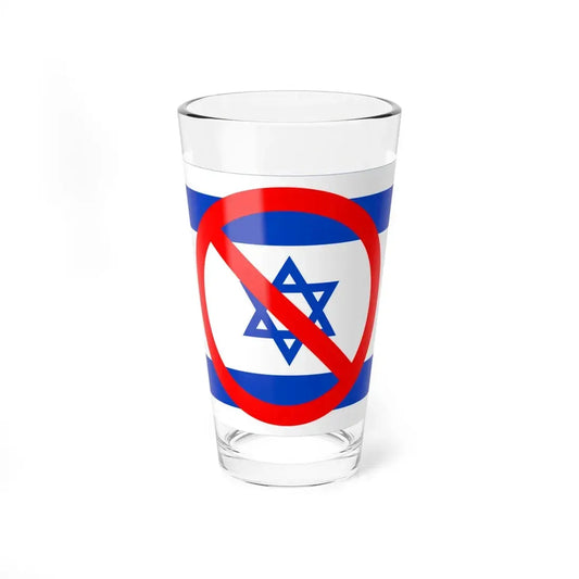 No Israel (Israel) Pint Glass 16oz 16oz - Go Mug Yourself