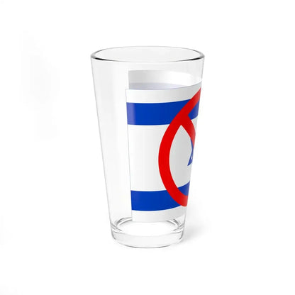 No Israel (Israel) Pint Glass 16oz - Go Mug Yourself