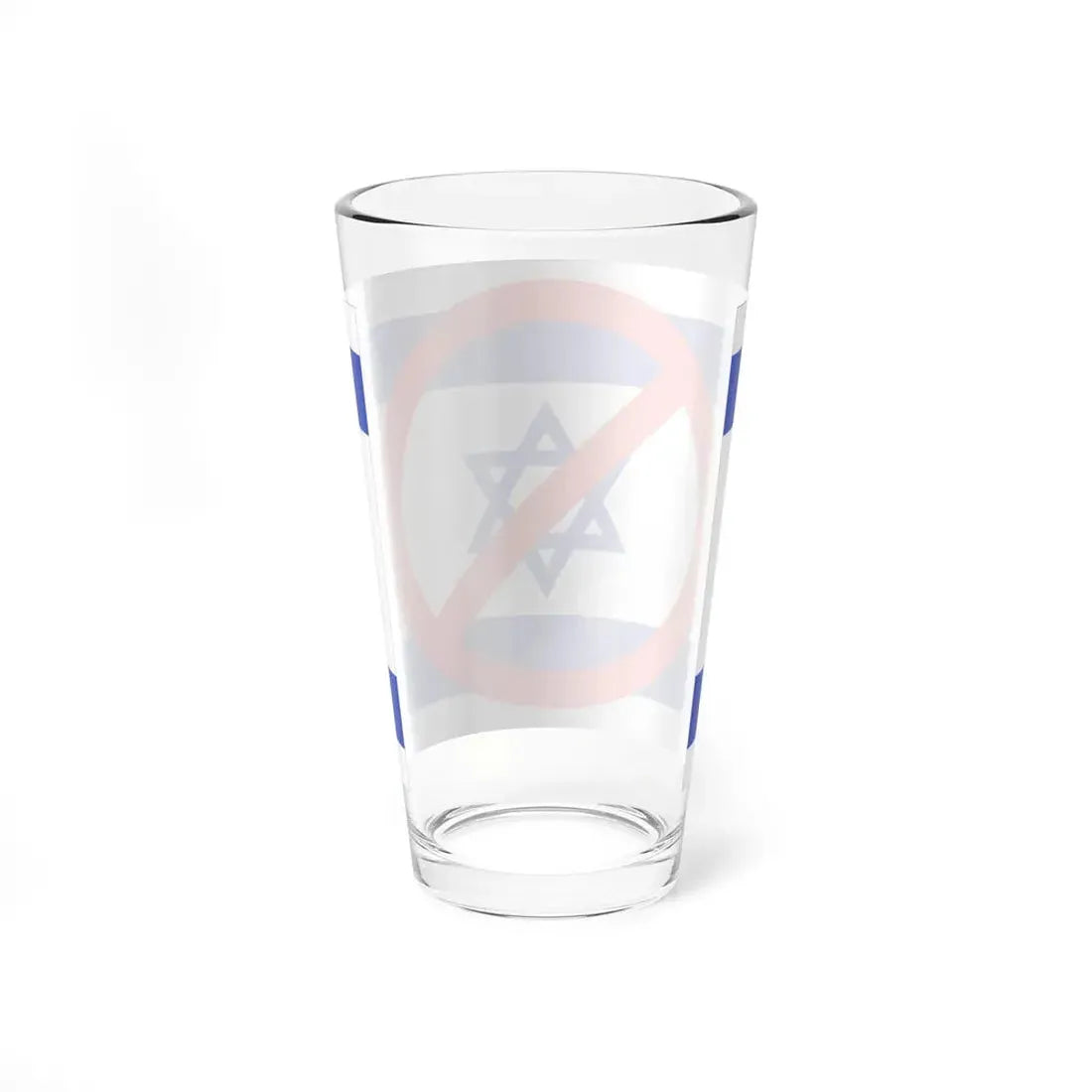 No Israel (Israel) Pint Glass 16oz - Go Mug Yourself
