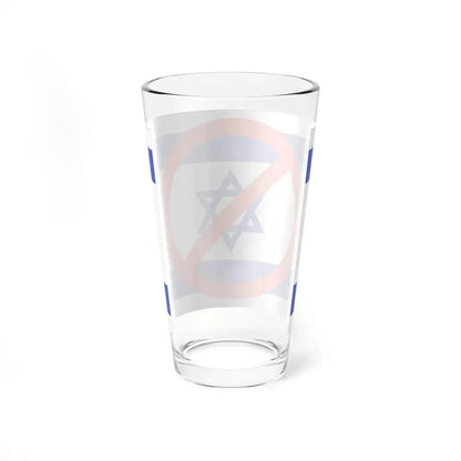 No Israel (Israel) Pint Glass 16oz - Go Mug Yourself
