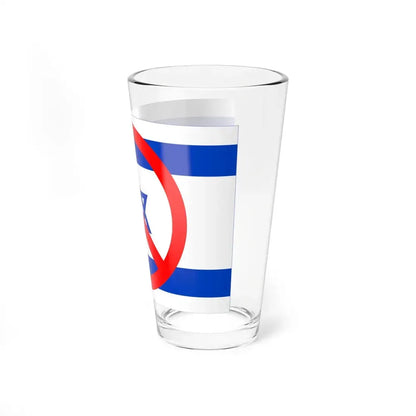 No Israel (Israel) Pint Glass 16oz - Go Mug Yourself