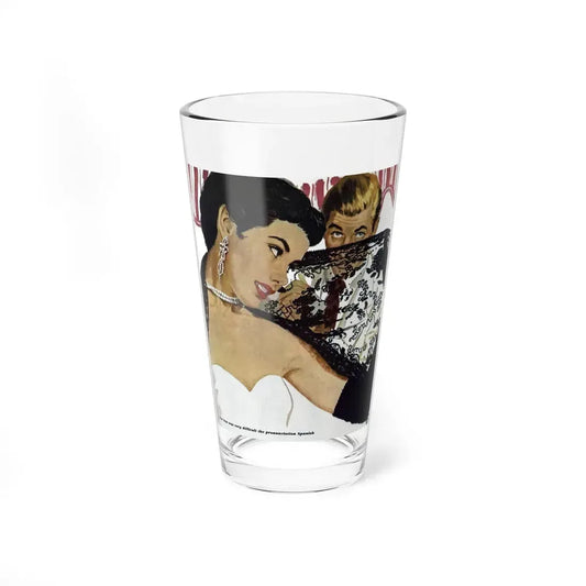 No Latin Lover, Good Housekeeping, November 1950 (Magazine Illustration) Pint Glass 16oz 16oz - Go Mug Yourself