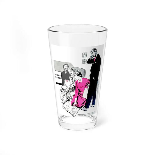 No Love In Her Heart, Woman's Own magazine, May 1952 (Magazine Illustration) Pint Glass 16oz 16oz - Go Mug Yourself