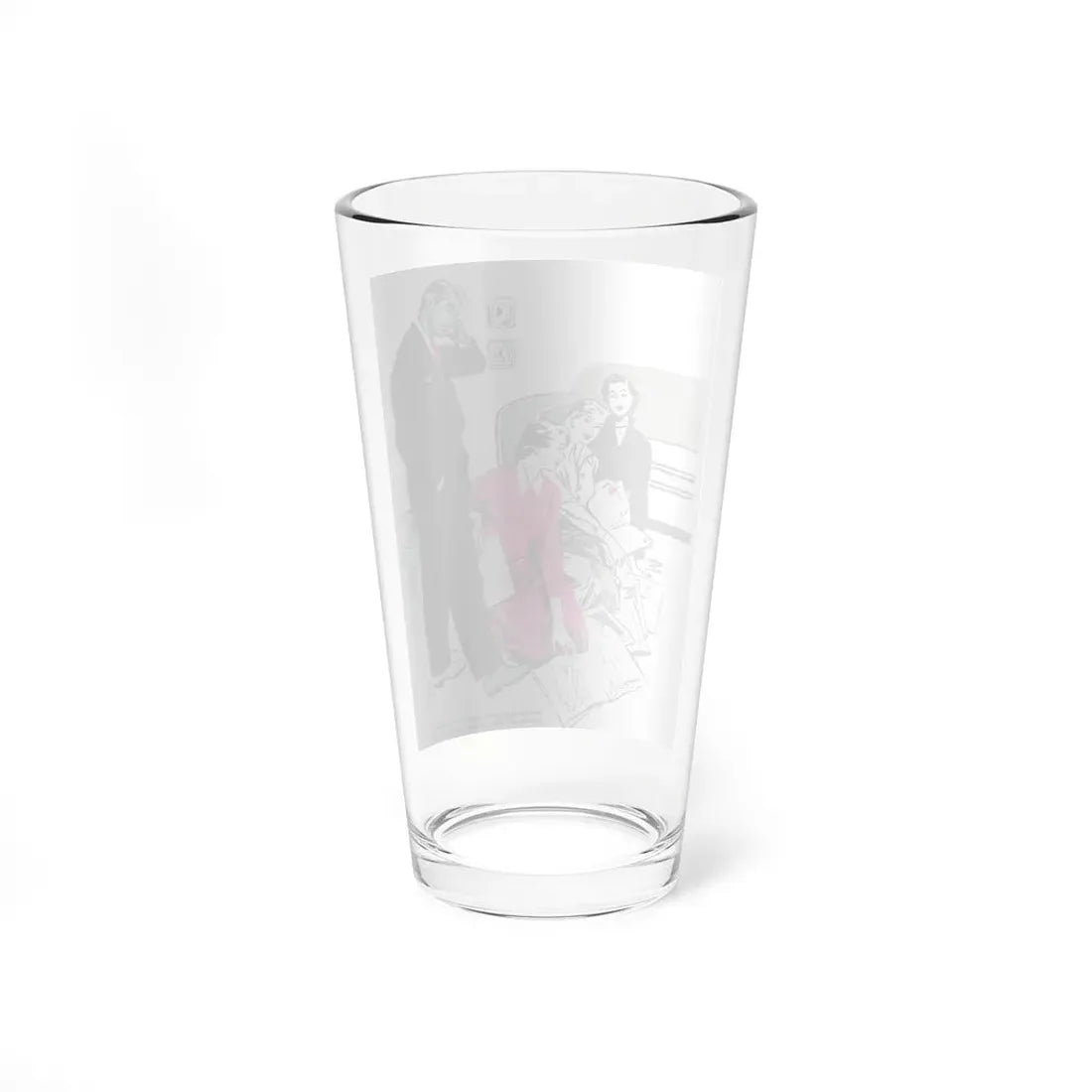 No Love In Her Heart, Woman's Own magazine, May 1952 (Magazine Illustration) Pint Glass 16oz - Go Mug Yourself