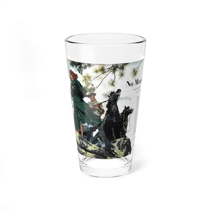 No Man's Gun, Argosy, January 1956 (Magazine Illustration) Pint Glass 16oz 16oz - Go Mug Yourself