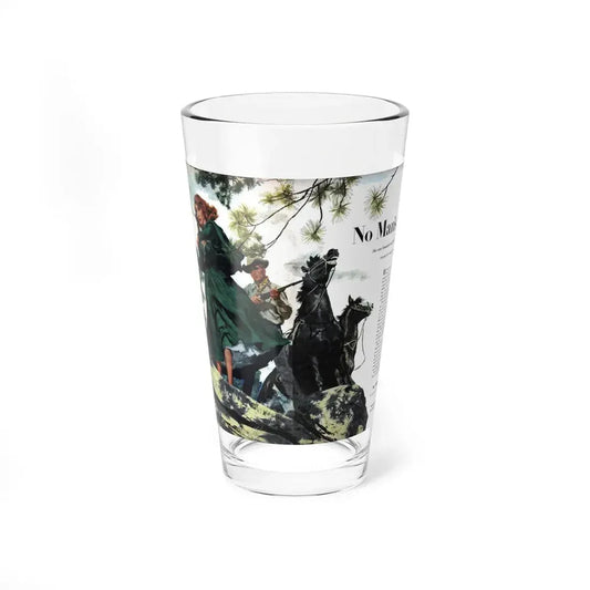 No Man's Gun, Argosy, January 1956 (Magazine Illustration) Pint Glass 16oz 16oz - Go Mug Yourself