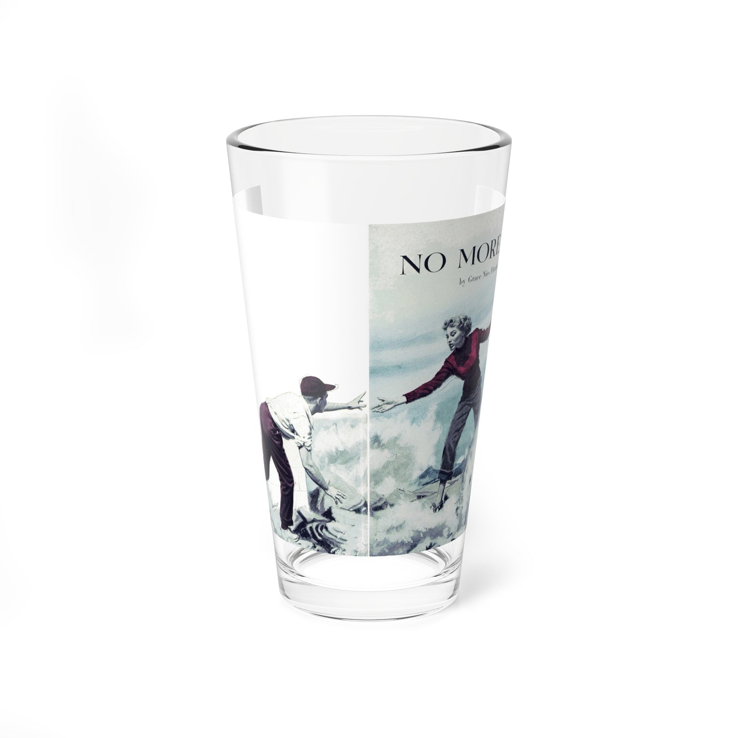 No More Sea, Chatelaine, August 1950 (Magazine Illustration) Pint Glass 16oz-16oz-Go Mug Yourself