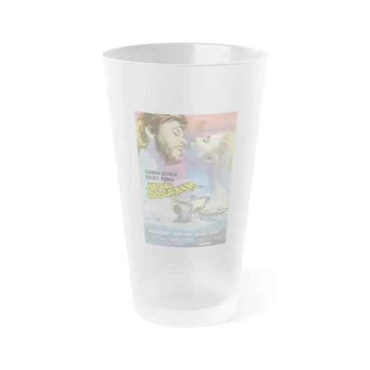 NO ONE HEARD THE SCREAM 1973 Movie Poster - Frosted Pint Glass 16oz 16oz Frosted - Go Mug Yourself