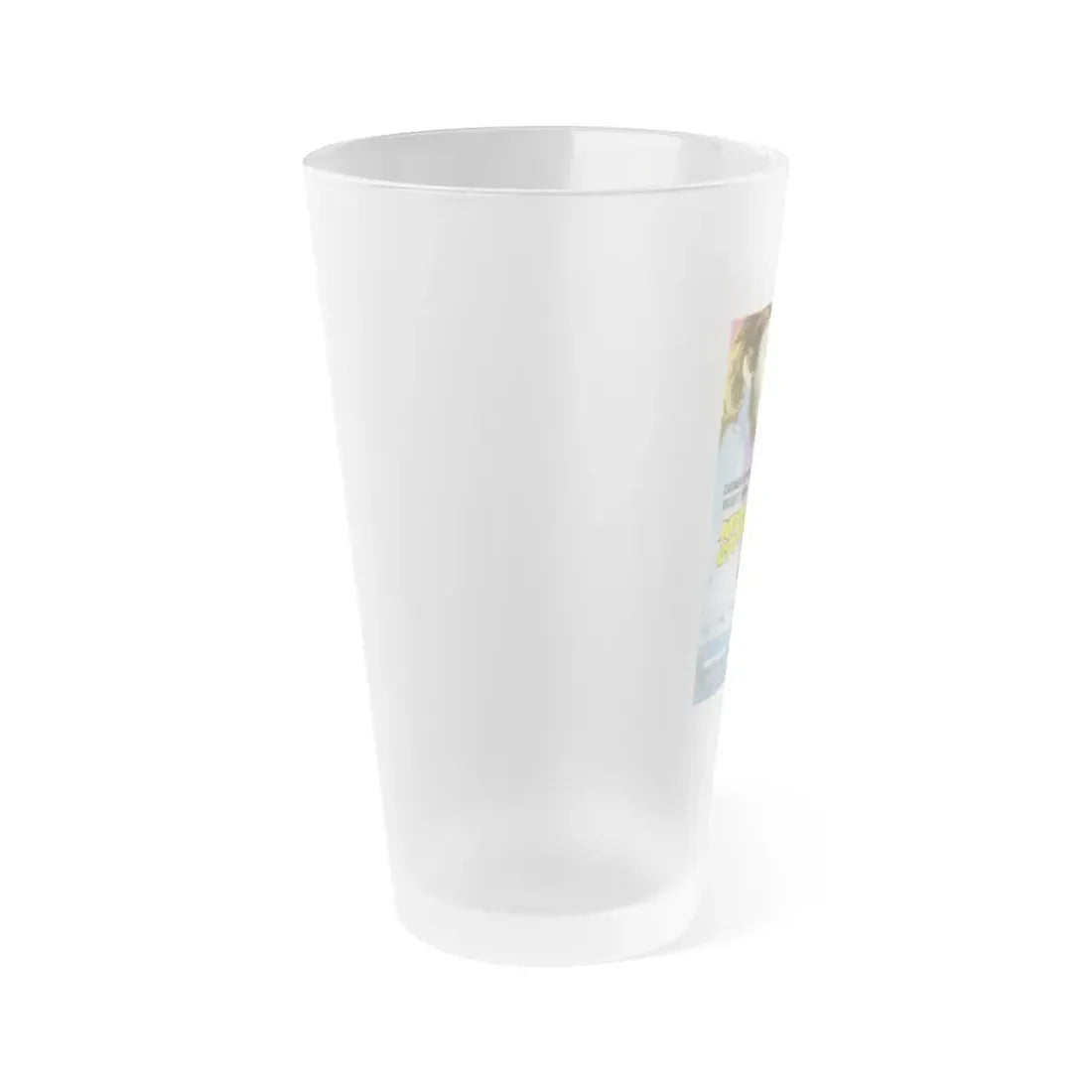 NO ONE HEARD THE SCREAM 1973 Movie Poster - Frosted Pint Glass 16oz - Go Mug Yourself