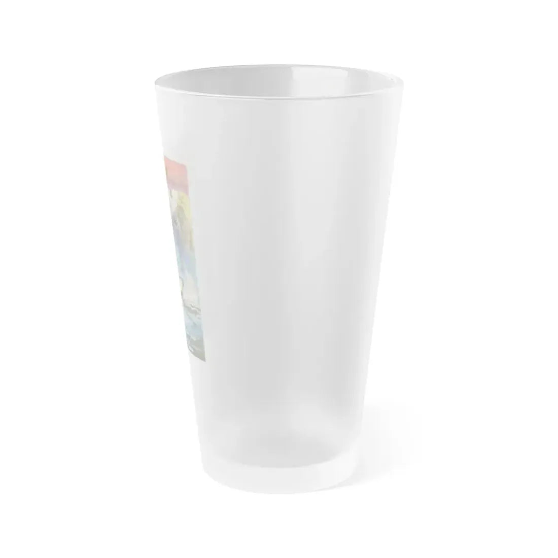 NO ONE HEARD THE SCREAM 1973 Movie Poster - Frosted Pint Glass 16oz - Go Mug Yourself