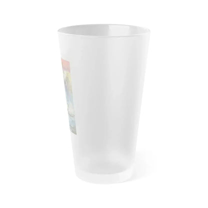NO ONE HEARD THE SCREAM 1973 Movie Poster - Frosted Pint Glass 16oz - Go Mug Yourself