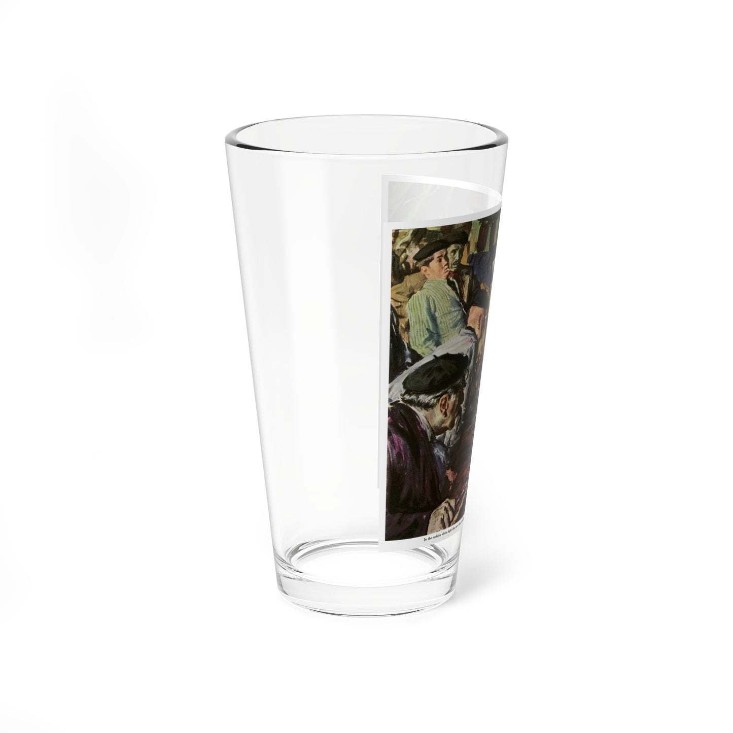 No One Will Ever Know, 1948 (Magazine Illustration) Pint Glass 16oz-Go Mug Yourself