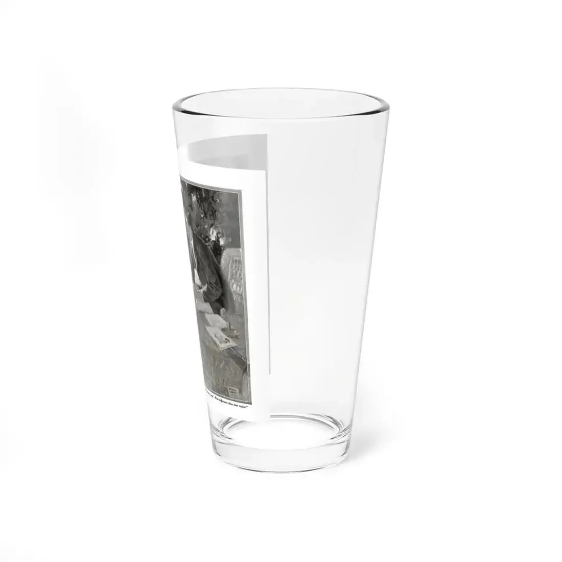 No Postcards, McCall's magazine, September 1922 (Magazine Illustration) Pint Glass 16oz - Go Mug Yourself
