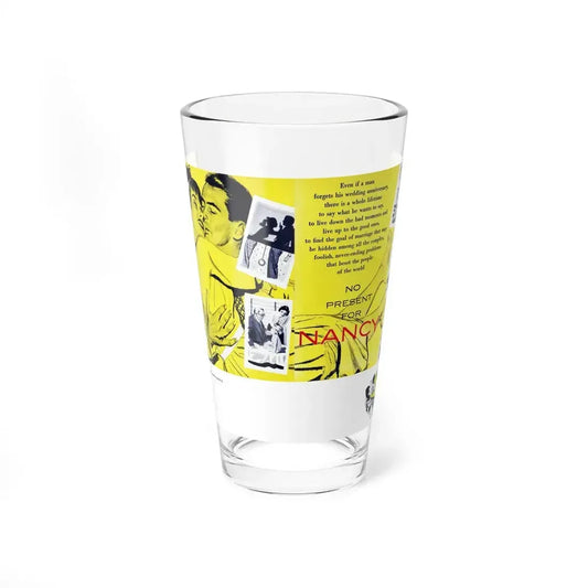 No Present for Nancy, Good Housekeeping, October 1953 (Magazine Illustration) Pint Glass 16oz 16oz - Go Mug Yourself