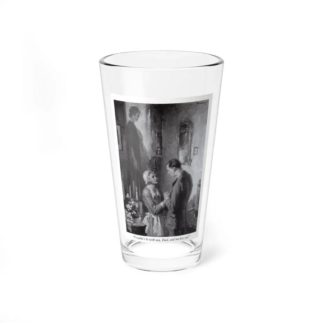 No Questions Asked (1), McCall's magazine, December 1931 (Magazine Illustration) Pint Glass 16oz 16oz - Go Mug Yourself