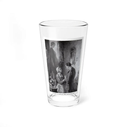 No Questions Asked (1), McCall's magazine, December 1931 (Magazine Illustration) Pint Glass 16oz 16oz - Go Mug Yourself