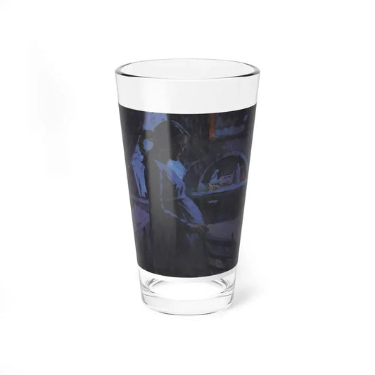 No Room, Redbook, December 1964 (Magazine Illustration) Pint Glass 16oz 16oz - Go Mug Yourself