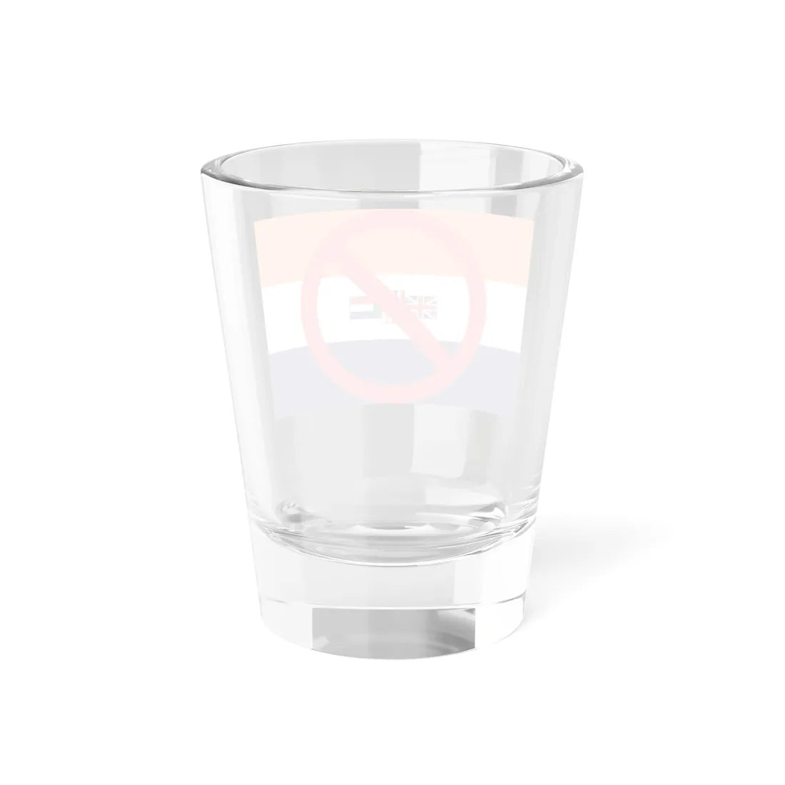 No sign over flag of South Africa 1928-1994 (South Africa) Shot Glass 1.5oz - Go Mug Yourself
