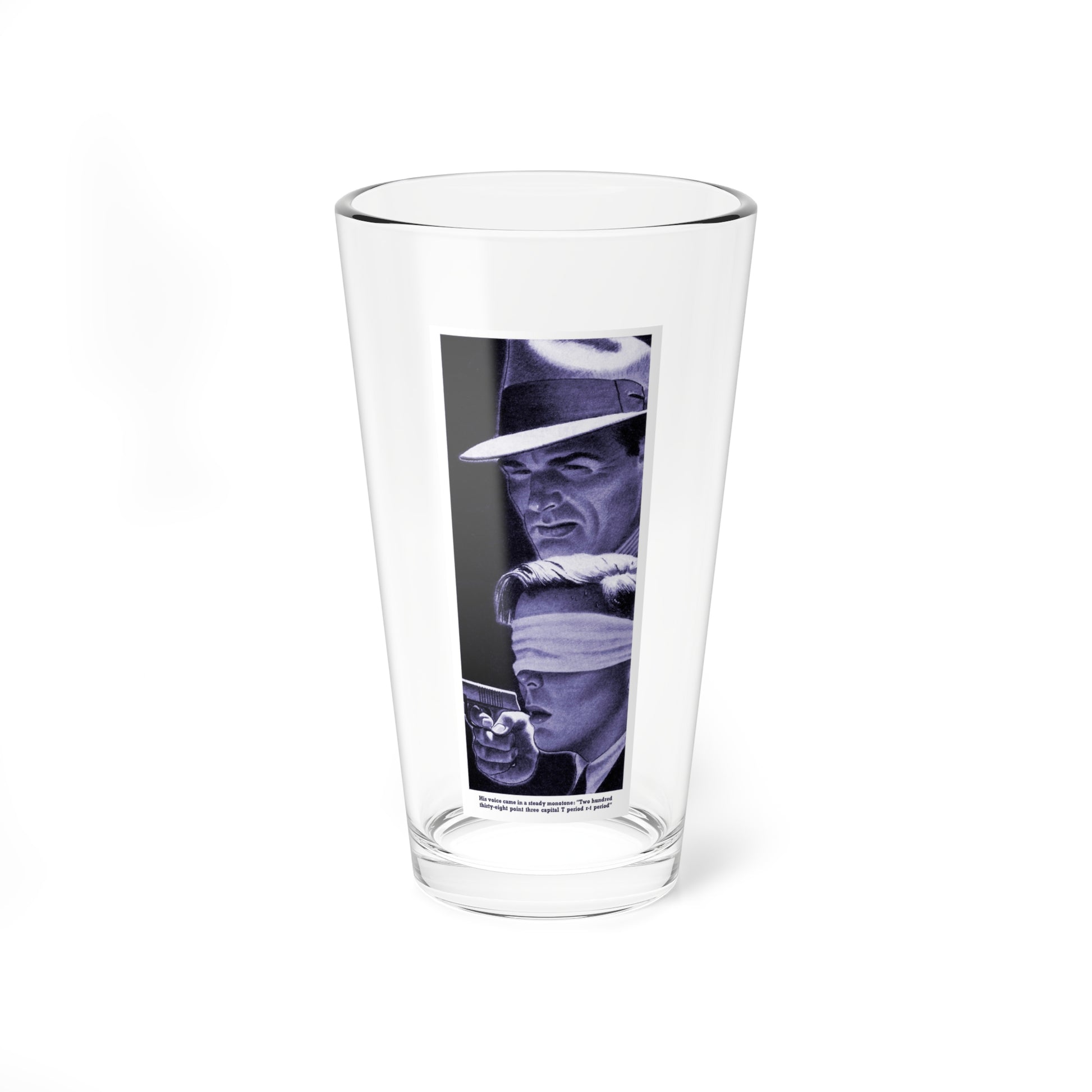 No Time To Spare, 1938 (Magazine Illustration) Pint Glass 16oz-16oz-Go Mug Yourself